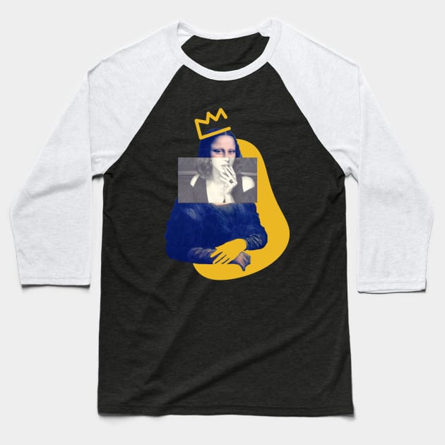 Cool Monalisa Baseball T-Shirt by Untitled-Shop⭐⭐⭐⭐⭐